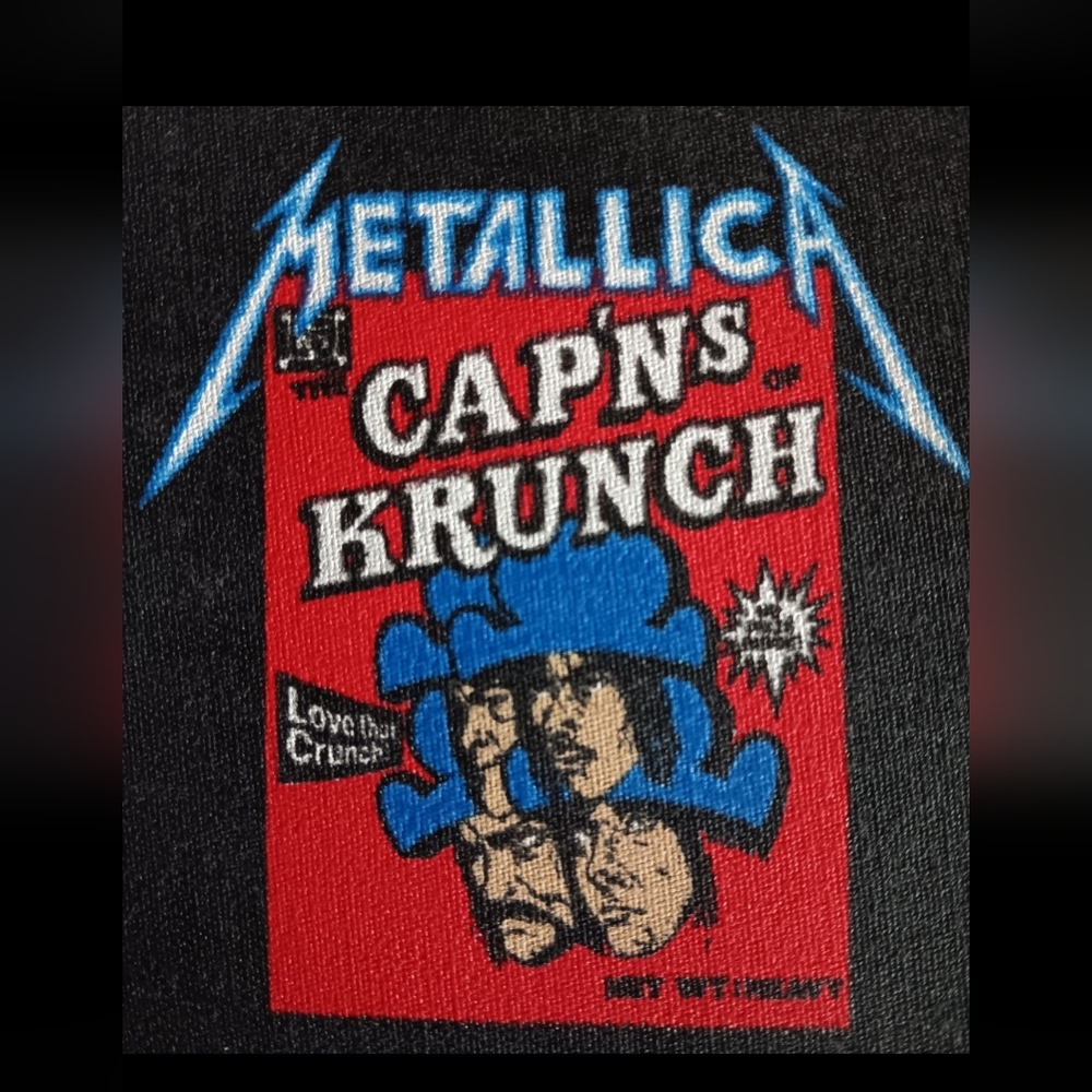 Metallica Kapns Of Krunch Iron On Patch
